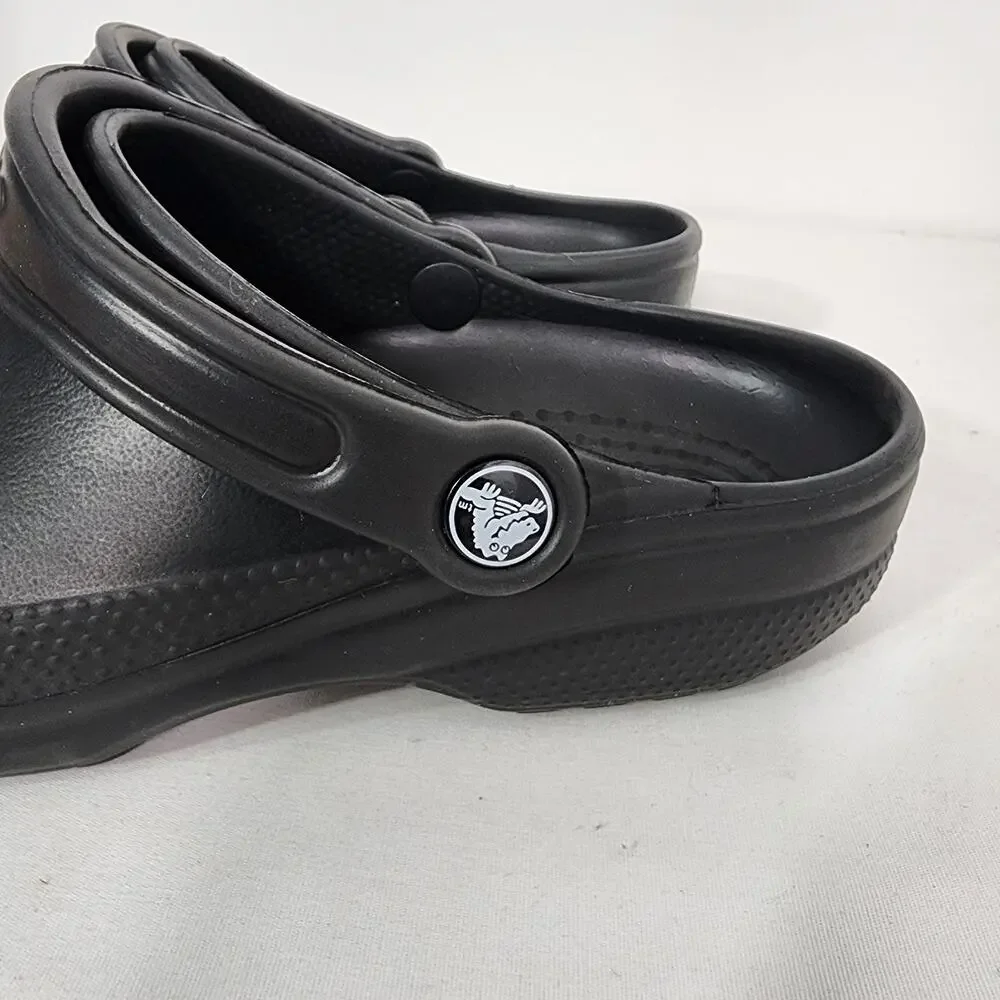 Crocs Classic Clog Unisex Slip On Lightweight Water Friendly Sandal M 6 W 8 Blac